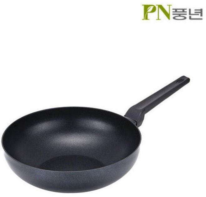 PN풍년 샤르텐 아망떼 IH 24후라이팬/28후라이팬/30후라이팬/28웍/30웍/24사각팬(인덕션사용), 1개, SAWP-28(IH)_28웍