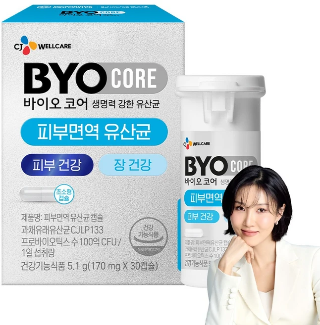 BYO 코어 피부면역 유산균, 30정, 1개 - 쿠팡