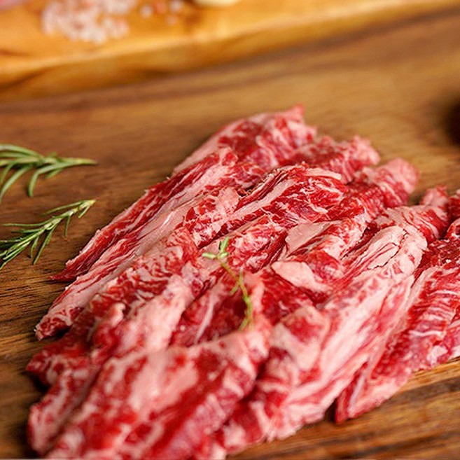 프리미엄 소 갈비살 소고기 스테이크 구이 200g x 3팩, (갈비살 )600g, 1개, 600g