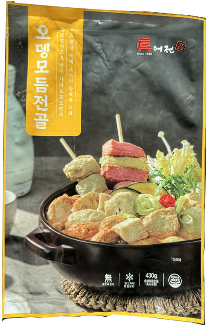 (냉동)진어전 오뎅모듬전골, 430g, 1개