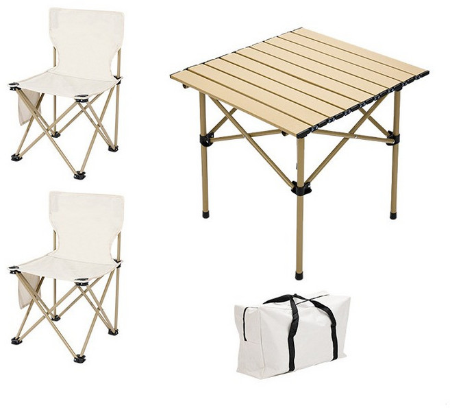스멜모리 경량 접이식 캠핑 의자테이블 세트