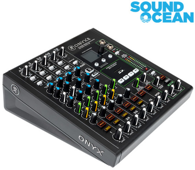 맥키 오디오 믹싱 콘솔 믹서 MACKIE Audio Mixer, ONYX8