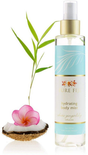 PURE FIJI 화이트진저릴리 바디 미스트 보습 천연성분 스프레이 미국 직구, 207ml, 1개