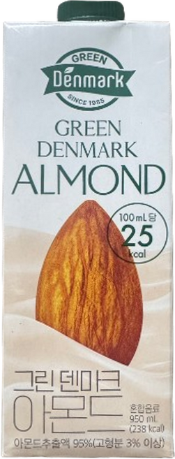 동원 그린 덴마크 아몬드, 950ml, 2개