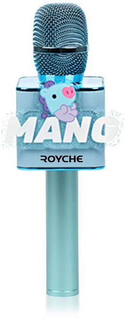 ROYCHE BTS 블루투스 무선 마이크 및 스피커 7개의 캐릭터 모두 귀여운 색상(MANG), ROYCHE BTS 블루투스 무선 마이크 및 스피커,