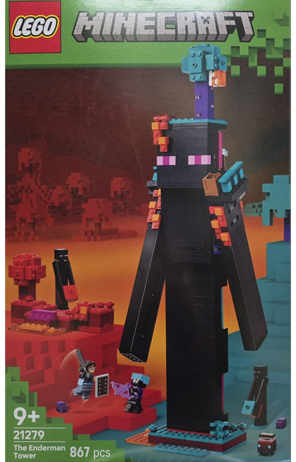 레고 마인크래프트 21279 엔더맨 타워, 혼합색상, 1개