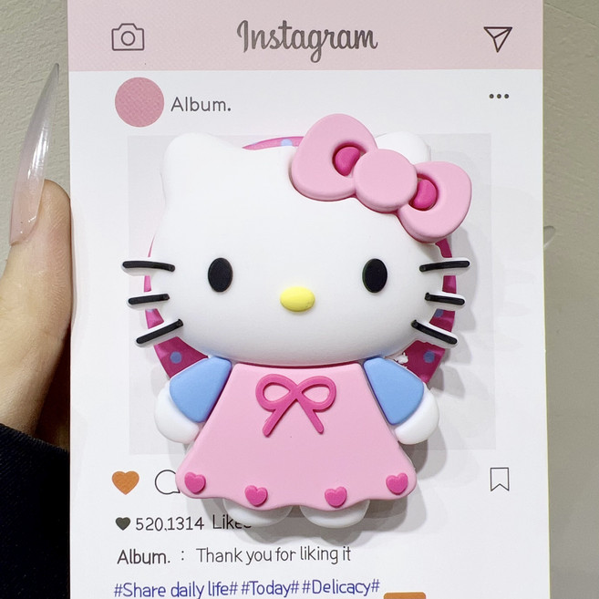 에코핏 휴대폰 맥세이프 호환 마그네틱 스마트톡 고양이키티, 1개