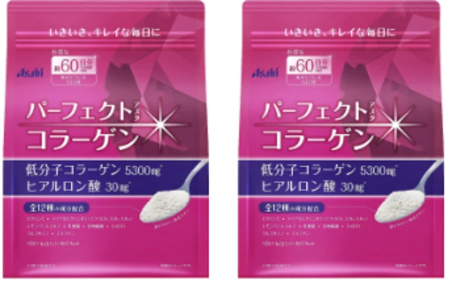 [Asahi][아사히] 퍼팩트 콜라겐 447g 파우더타입 60일분 PINK, 2개 - 쿠팡