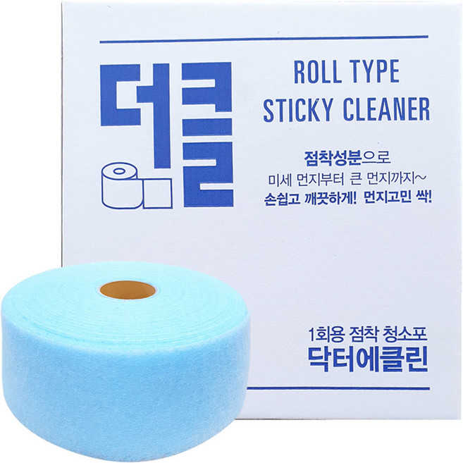 닥터에클린 더클 롤타입 대용량 일회용 청소포 300매, 1개