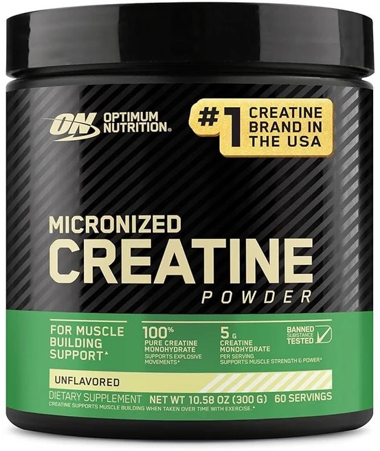 옵티멈뉴트리션 미분화 크레아틴 모노하이드레이트 파우더 영양제 optimum nutrition, 300g, 1 - 쿠팡