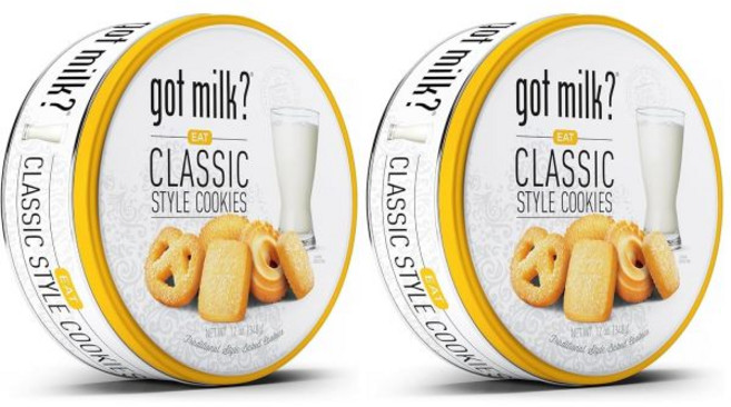 Got Milk 쿠키 과자 우유를 마셨나요 전통 덴마크 버터 12온스 선물 통