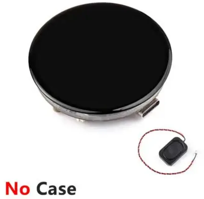 ESP32 S3 1.75인치 AMOLED 터치스크린 디스플레이 개발 보드 SD 슬롯 6축 센서 샤오지 AI 딥시크, 02 No Case