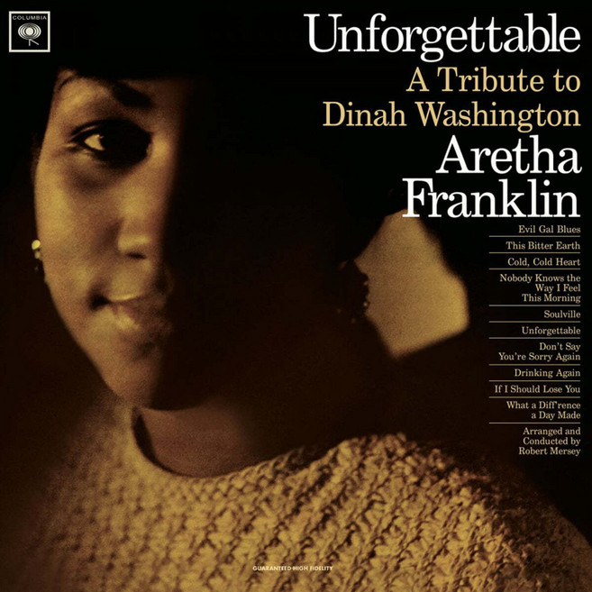 아레사 프랭크린 Aretha Franklin - Unforgettable - A Tribute To Dinah Washington LP
