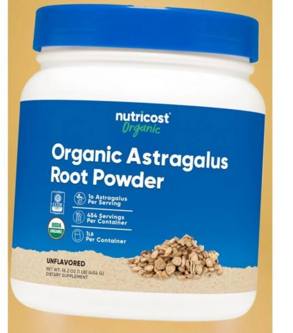 뉴트리코스트 유기농 황기 뿌리 가루 1LB 비유전자 변형 주의자용 미국내수용, 무맛, 1파운드 (1개들어있는 팩), 1개 - 쿠팡