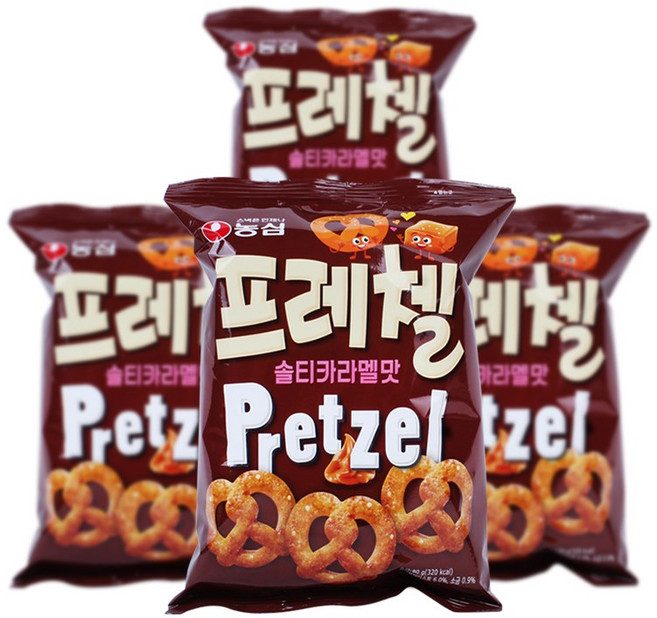 프레첼 솔티카라멜맛 80g x 4개