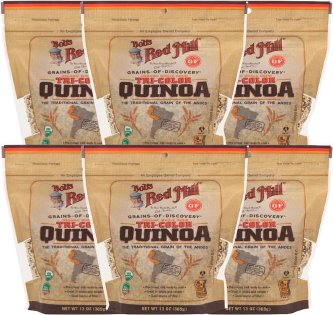 [밥스 레드 밀] 트라이 컬러 퀴노아 369 g 6 SET, 6개