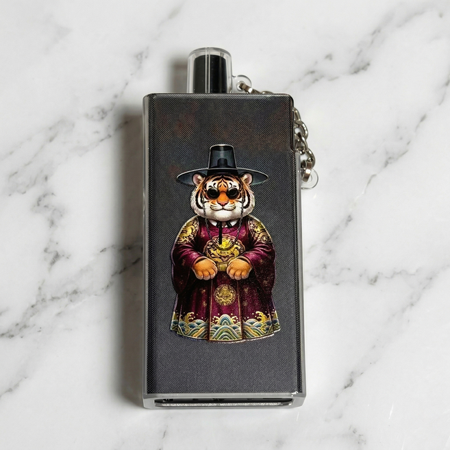 헤스티유 전자담배 투명 캐릭터 케이스 발라리안 맥스 프로 호환용, 1개, 01번