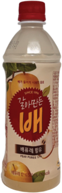 갈아만든 배, 500ml, 3개