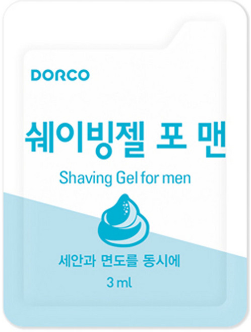 도루코 페이스 클렌징&쉐이빙젤 3ml 60개 gil 쉐이빙 젤
