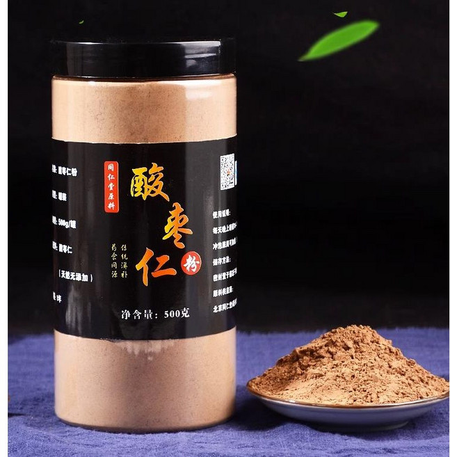 SAMARA 중국식품 산조인 가루 볶음 산조인분말 볶은 멧대추차 500g 포장은변경될수있음 230613, 2개