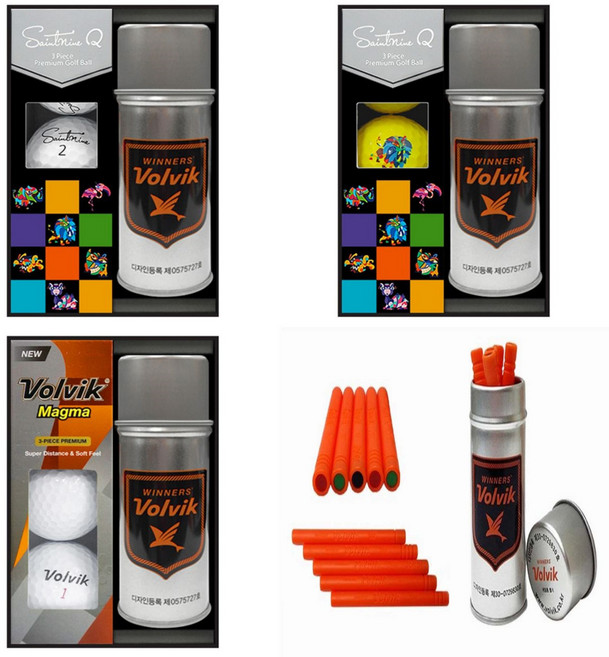 골프뽑기 오너봉 세트 골프볼 홀인원 선물세트, 세인트나인 볼(컬러)&오너봉 세트, 1개