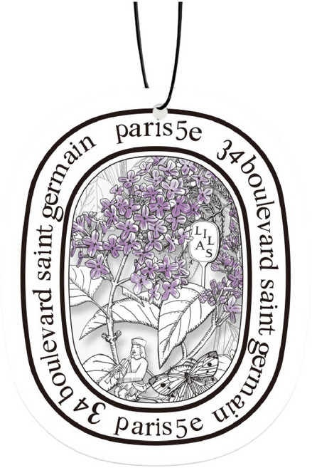 34 Boulevard Saint Germain 巴黎香氛吊卡, 8個, 丁香花