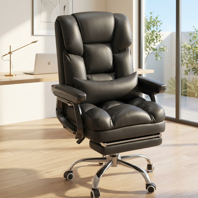 베러브라이트 컴퓨터 중역 의자 발받침대, 블랙