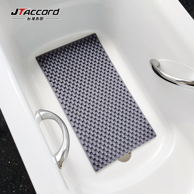 JTAccord 台灣吉田 浴缸浴室兩用止滑墊 灰色, 1個