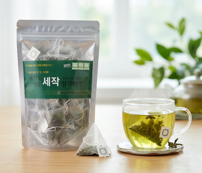 보성선운 세작삼각티백 50T(25ea x2), 1.2g, 25개입, 2개