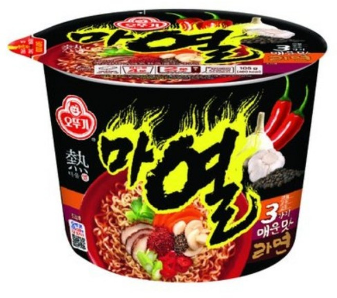 [신제품] 마열라면 큰컵, 12개