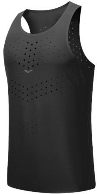 러닝복 남성 체육관 셔츠 거리 민소매 티셔츠 빠른 건조 탱크 탑 운동 피트니스 싱글 메쉬 통기성 스포츠 조끼, XS, black, 1개
