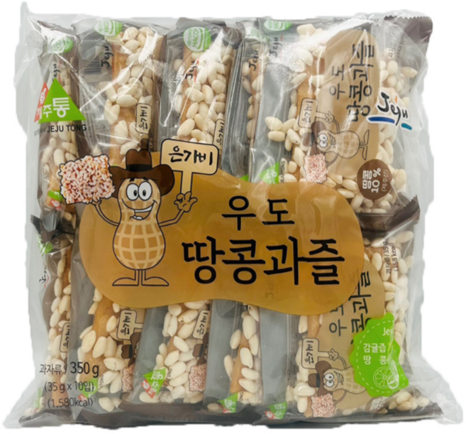 제주 은가비 우도땅콩 과즐 한과, 1개, 350g