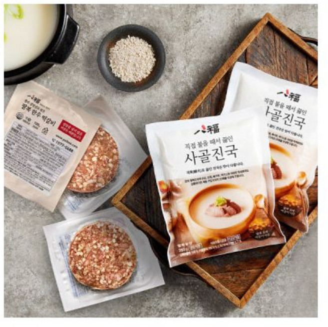 팔복 한우떡갈비 A세트(진국10팩 + 한우 떡갈비300g), 팔복 한우떡갈비 B세트(진국15팩 + 한우 떡갈비600, 100g