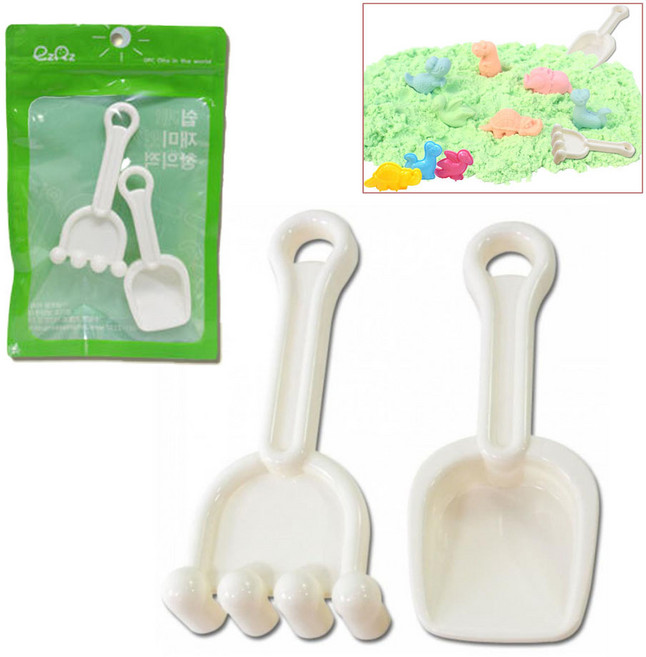 해변 놀이터 모래놀이 필수품 미니삽 2종 만들기 교구 만지작 찰흙 어린이집 선물 샌드, 1개