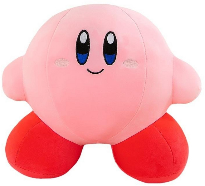 커비 인기 인형 귀여운 캐릭터 인형, 1개, 핑크, 250mm