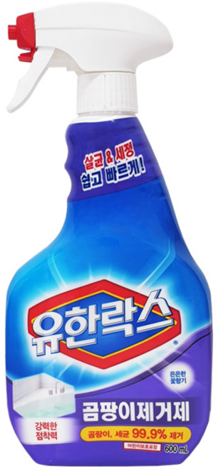 유한락스 곰팡이 제거제, 600ml, 1개