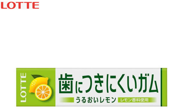 일본 틀니껌 롯데 치아에 잘 붙지 않는 껌 레몬 9개입 15개