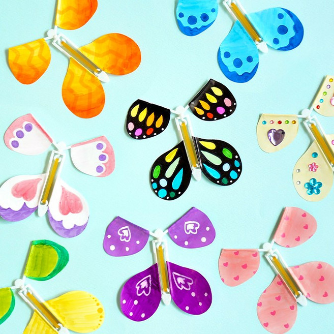 팔랑 나비 날리기 1set, 단품, 1개