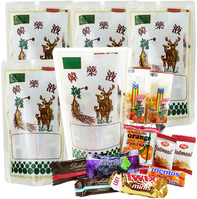 소소야 수능 합격 기원 선물 세트 엿 초콜릿 답례품, 5개, 합격건강파우치