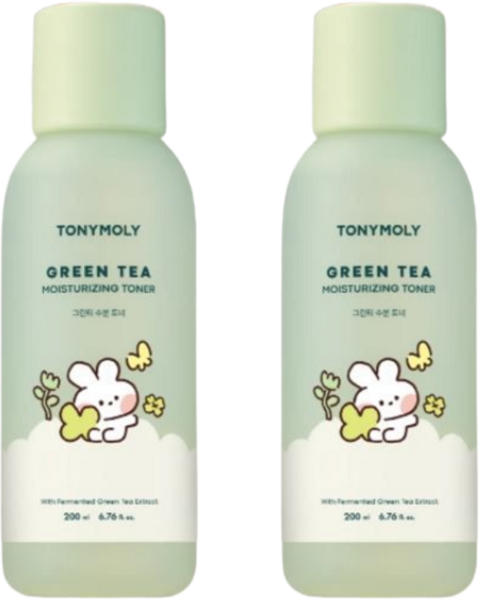 토니모리 더 촉촉 그린티 수분 스킨, 180ml, 2개