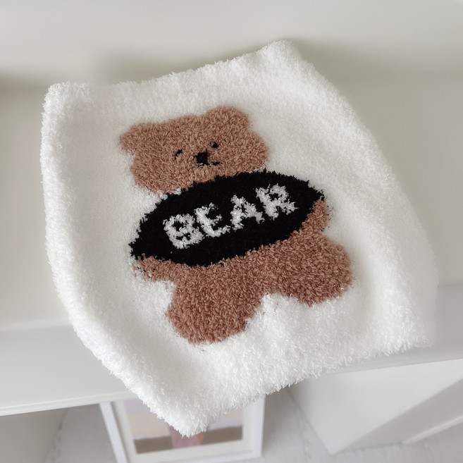 嬰兒寶寶護肚圍秋冬肚兜嬰兒護肚臍軟綿綿可愛寶寶睡覺防着涼腹圍, 1個, 可愛小熊(秋冬款)