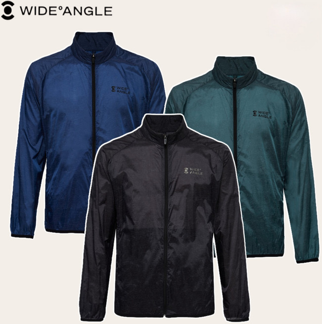 와이드앵글 남성 골프웨어 여름 제로웨이트 패커블 윈드브레이커 골프 자켓 WMM25172