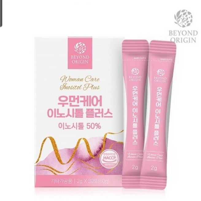 [비욘드오리진 우먼케어 이노시톨플러스] 소중한 나자신을 위한 건강관리 2g 30포 2박스 60g, 30개