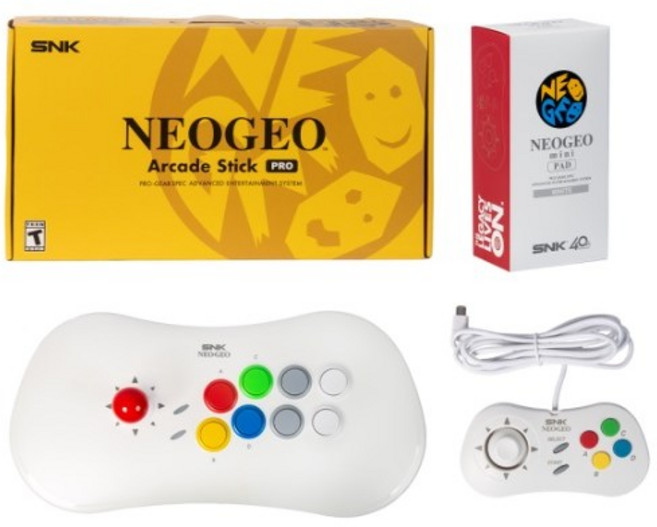 SNK 네오지오 아케이드 스틱 프로 게임기 NEOGEO Arcade Stick PRO COMBO/ 레트로 게임기 정품 라이센스, 아케이드스틱프로 COMBO(미니패드1개)