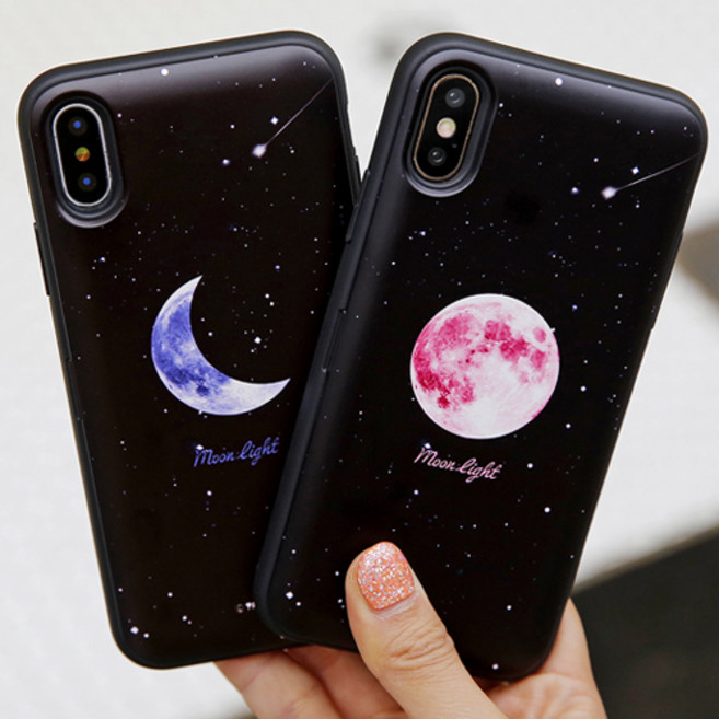 시안샵 TRY 카드도어범퍼케이스_문라이트 / 아이폰13 12 11 MINI PRO MAX 7 8 SE2 XS XR