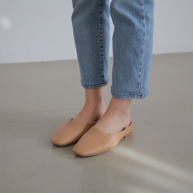엠에스어패럴 발편한 소가죽 플랫슈즈 여성단화 데일리