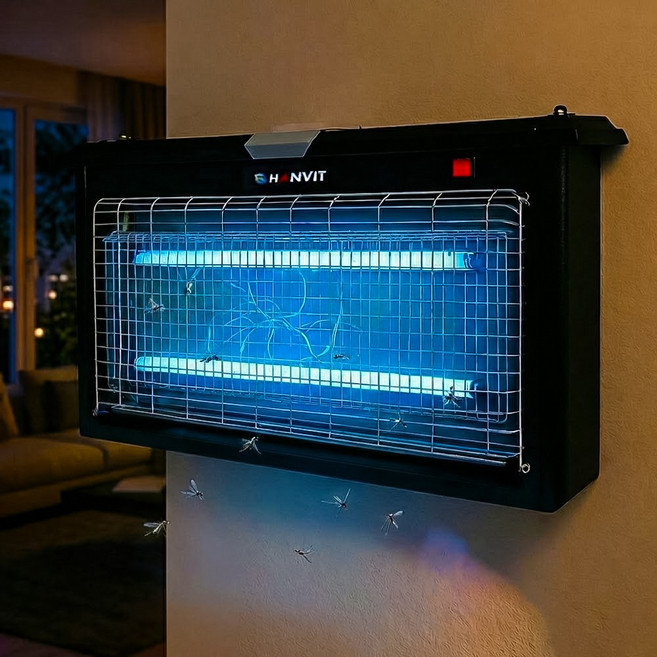 산업용 업소용 전격 살충기 모기 포충기 해충퇴치기 led포충등 300평, 전격300py-a