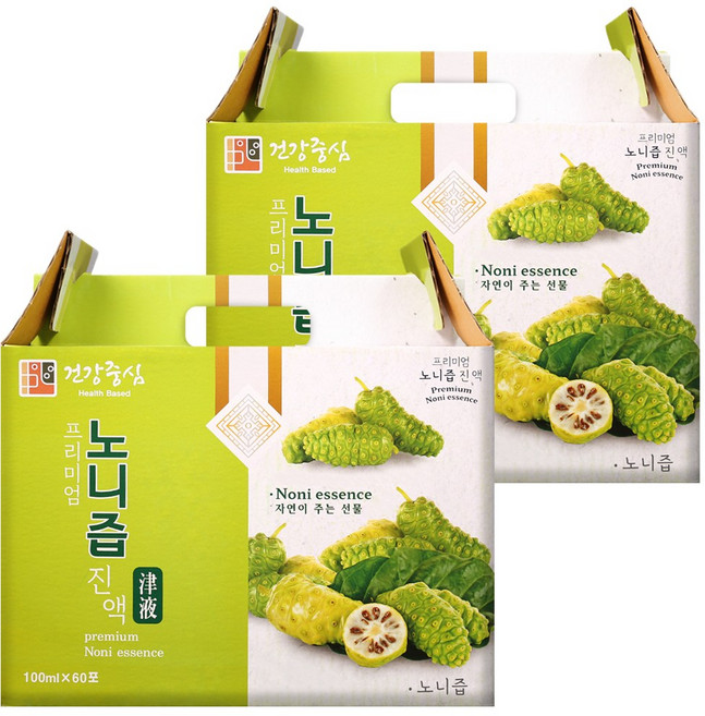 건강중심 노니즙 진액 엑기스 건노니 원액, 100ml, 120개