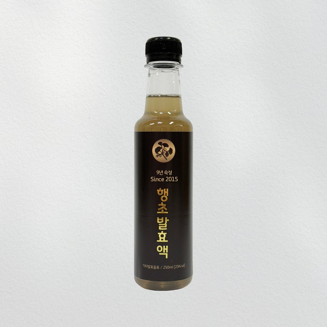 9년 숙성 행초발효액 은행식초, 1개, 250ml