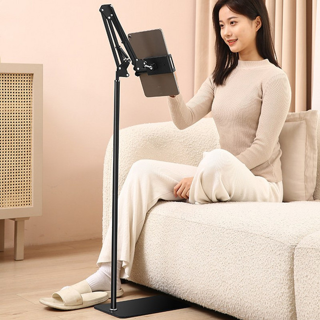 오엠티 침대 관절 자바라 스탠드 175cm 아이패드 휴대폰 태블릿 거치대, 1개